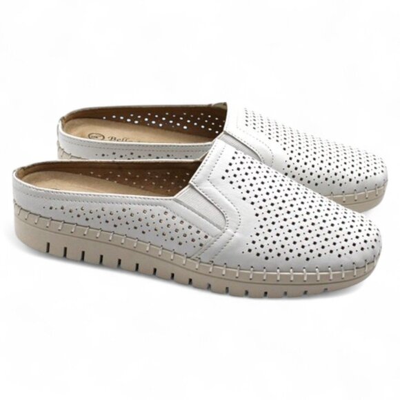 Refresh Womens Leather Slip on Mules - Picture 4 of 6
